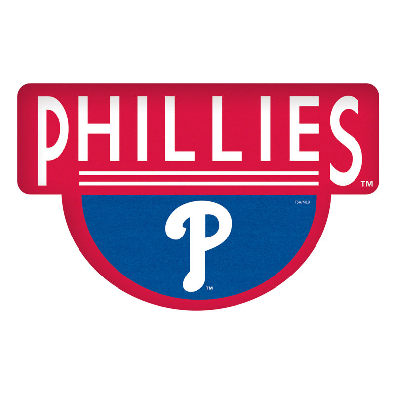 NFL Shaped Coir Outdoor Welcome Mat, Phillies