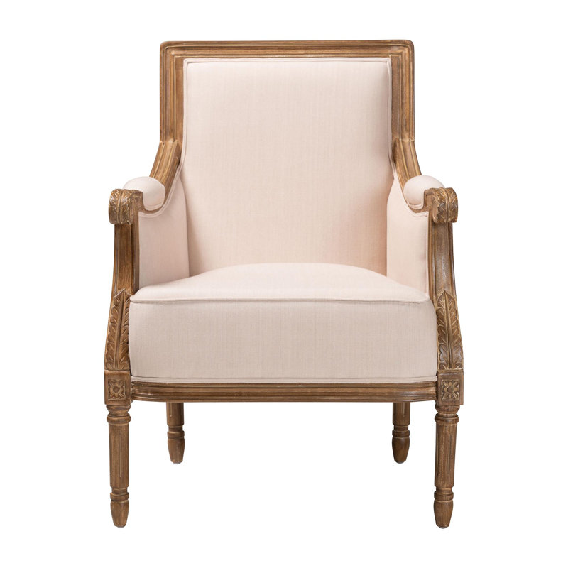 Austwell 25.38" Wide Cotton Armchair