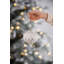 Mercury Glass Diamond Design Onion Ornament Set of 6 4" x 5.5"H White