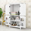 Armoire de rangement élégante avec tablettes de rangement-1340495921