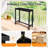 Patio Fir Wood Black Bar Table-115899175