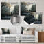 Gris, Japon, paysage urbain I - art mural en métal minimalisme-1830684882