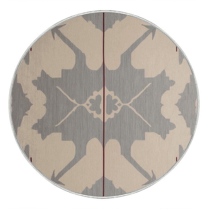 Grid Reverie Rug, Round 6'