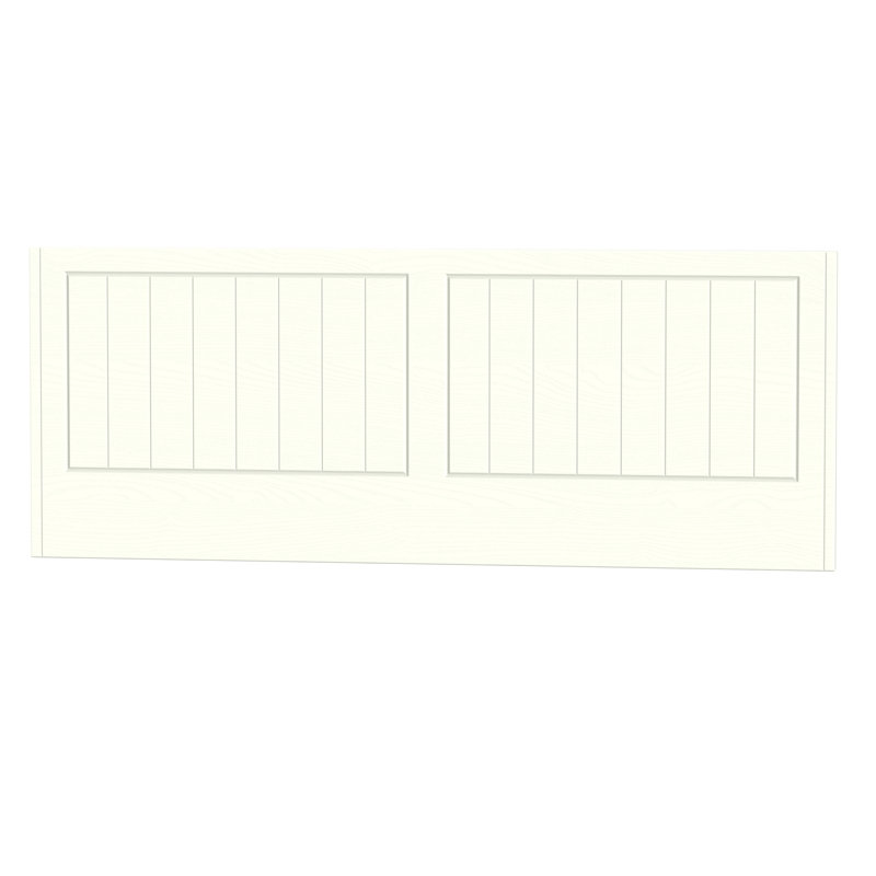 Fully Assembled Zenfield Headboard, Cream Ash, Double (4'6)