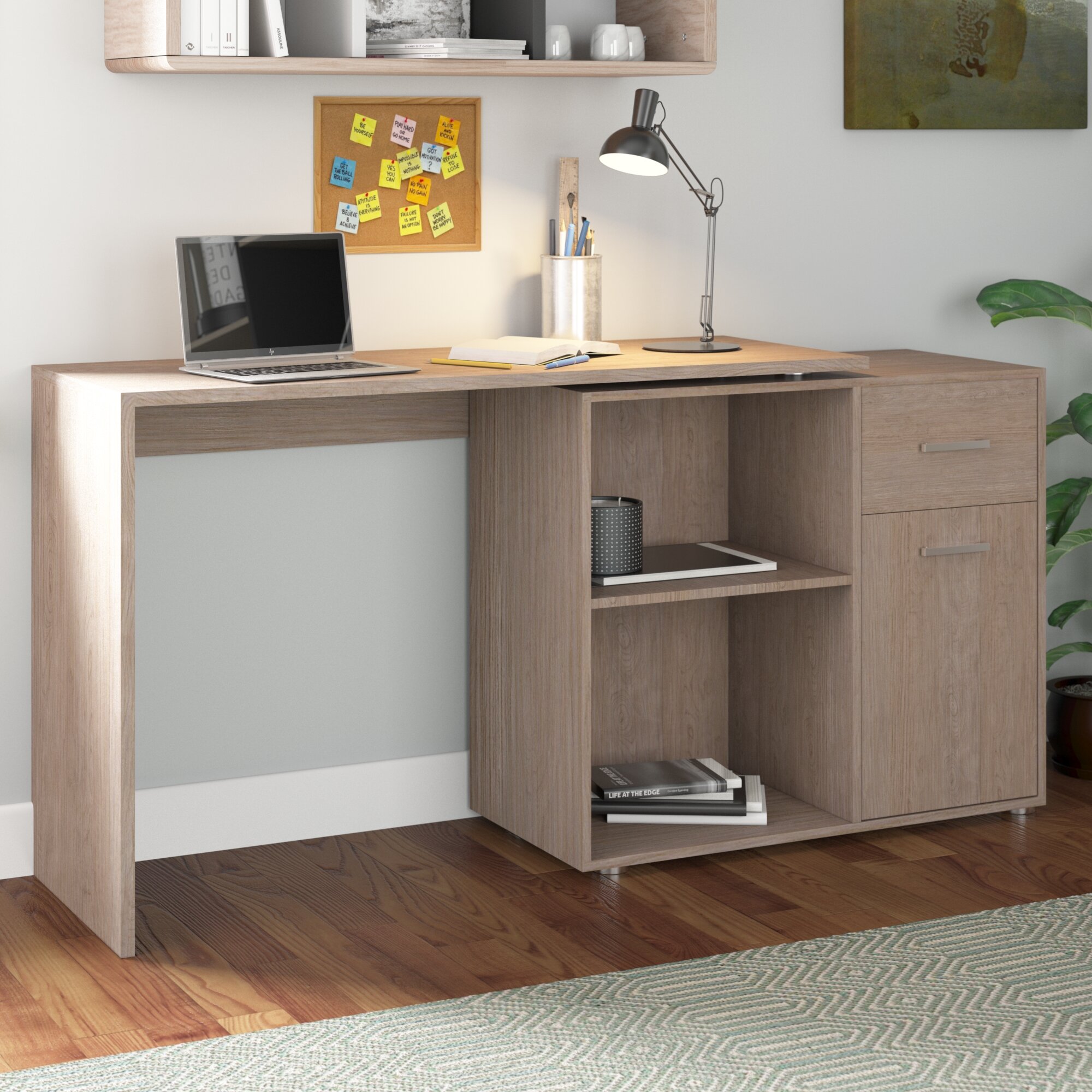 Wayfair salina l shaped outlet desk