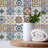 5.91'' W x 5.91'' L PVC Peel and Stick Field Tile
