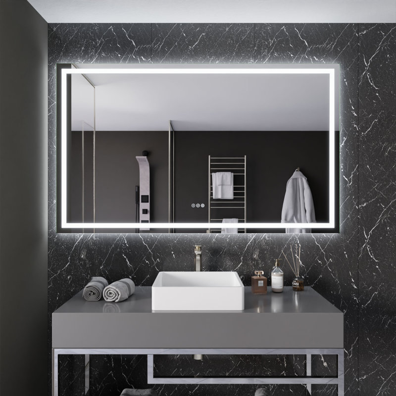 Miroir de salle de bain ANZZI, 36 po x 60 po