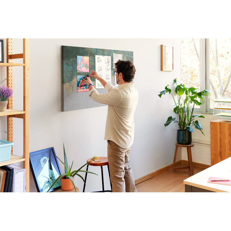 Malvery Magnetic Cork Corkboard / Bulletin Board Bulletin Board