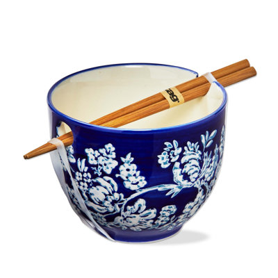 Lisbon Floral Noodle Bowl S/2