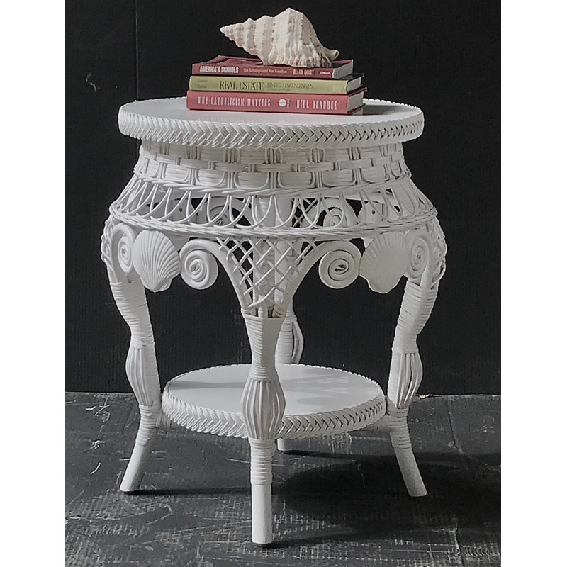 Chaise avec accoudoirs et table d'appoint Leota