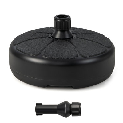 Nijai 2.5 Lb. Plastic Free Standing Umbrella Base