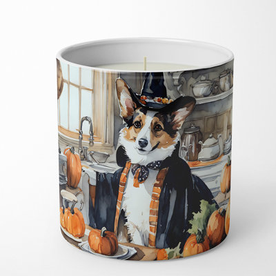 Pumpkin Pie Scented Tumbler Candle with Ceramic Holder