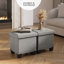 Banc de rangement avec repose-pieds Vérrant-130802507-130802508