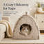 Lit moelleux moelleux pour chat avec base imperméable et antidérapante, coussin lavable à la machine à double usage pour chatons, cochons d'Inde, hamsters, tailles multiples et couleurs neutres en option-130829259-130829256