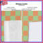 Rideaux vert, damier et voilages à damier - 1 panneau-1037297718-1037297719