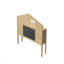 Armoire de rangement pour tête de lit pour lit double Montessori-1791617672
