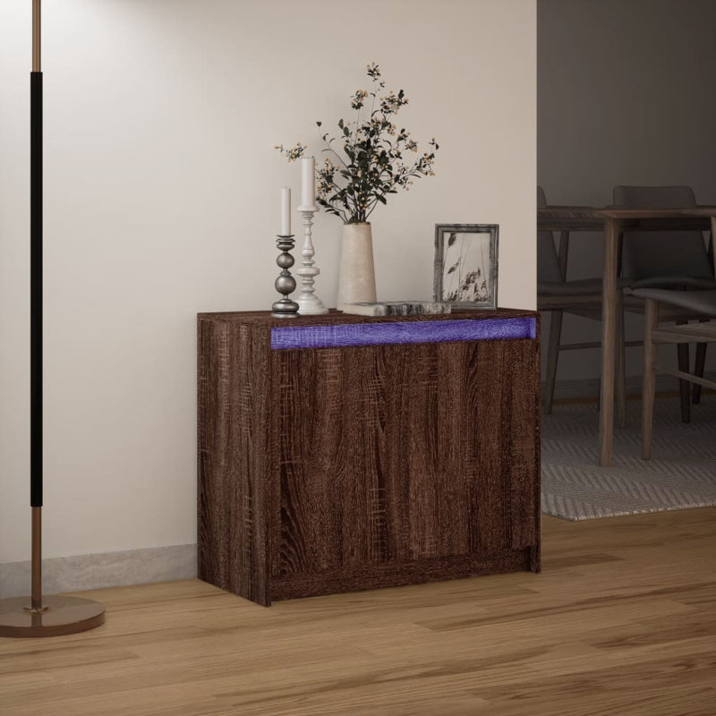 Shandale 72cm Sideboard, Brown Oak