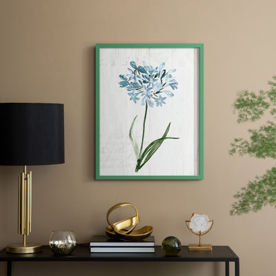 «Garden Botanical I», reproduction encadrée - bois massif