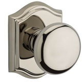 Round Single Dummy Door Knob with Traditional Arch Rose