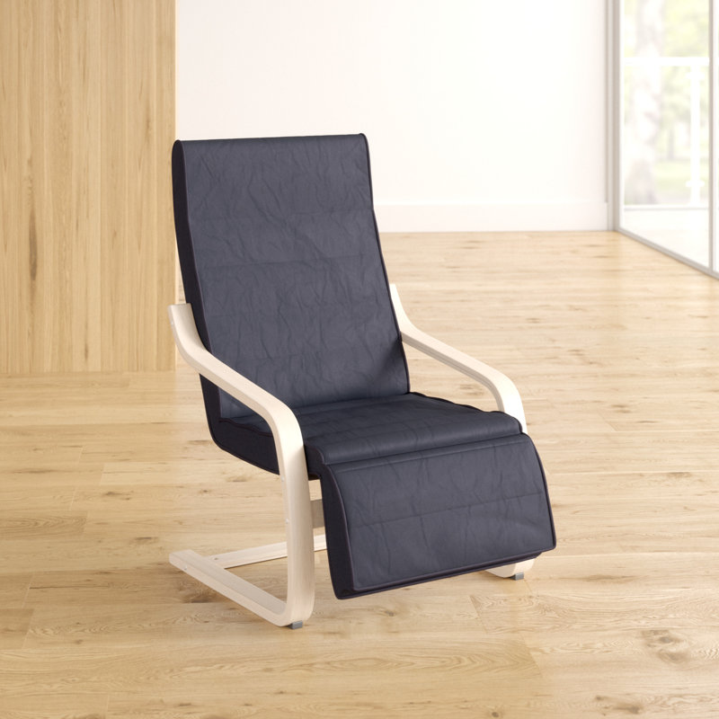 Carvey Upholstered Accent Chair, Black