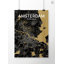 Amsterdam City Map - No Frame Print-307480074