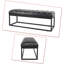 Banc rembourré en similicuir Jasier-132540029
