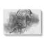 African Elephant in Abstract - Wrapped Canvas-55306647