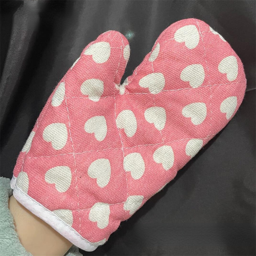 Umber Rea Cartoon Oven Protection Gloves Thick Oven Insulation Gloves  Kitchen Baking Gloves Household