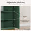 Armoire de coin autoportante, organisateur de rangement à tablettes réglables pour le salon, la cuisine et la chambre à coucher