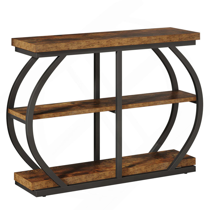 Grande table de rangement pour hall d'entrée et console