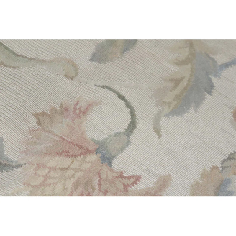 Wool Floral Area Rug, Rectangle 11' x 16'