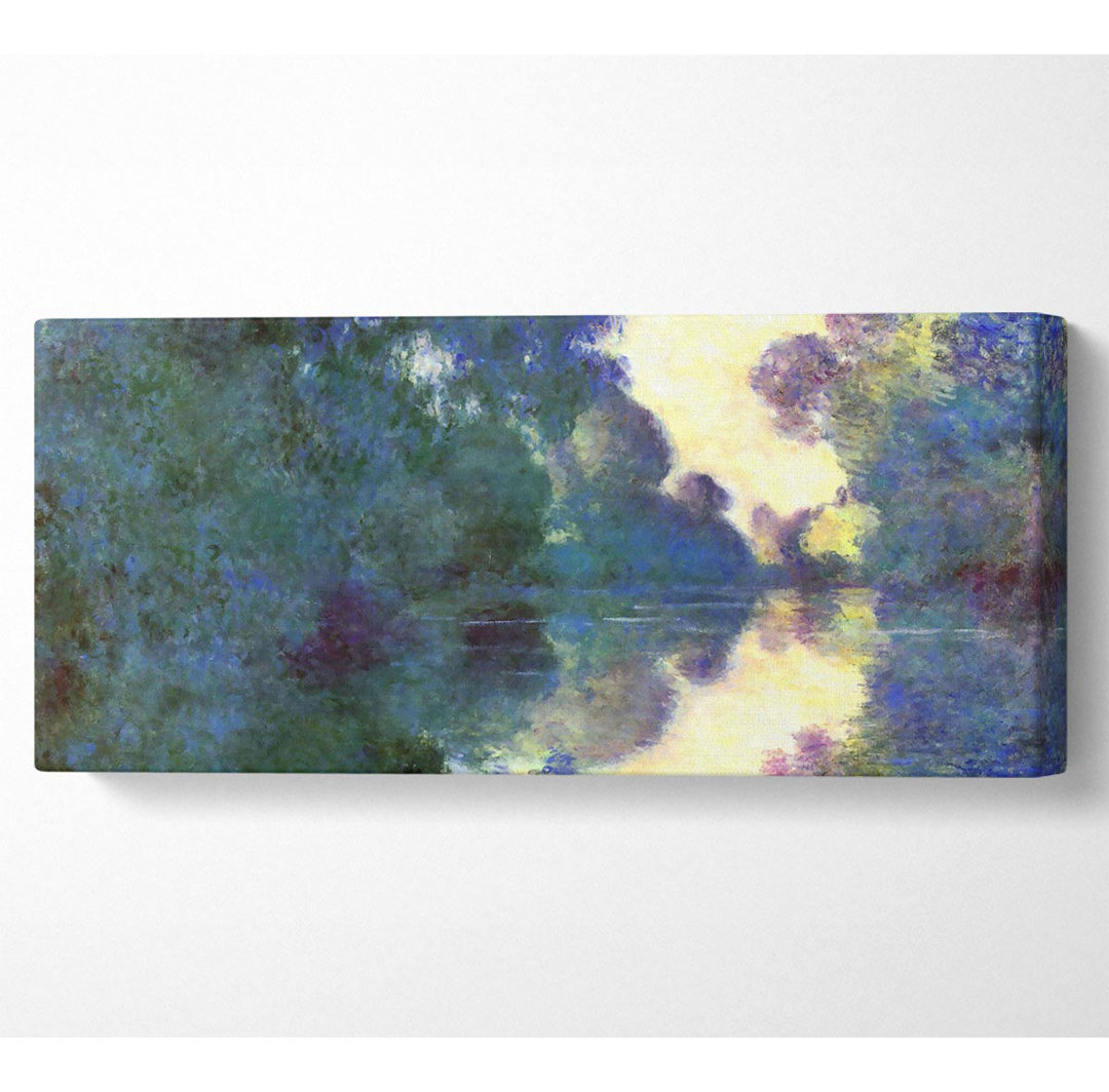 Monet Morgen an der Seine in Giverny Panoramaleinwand