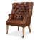 Morford Leather Wingback Chair