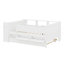 Lit de jour avec tiroirs, lit gigogne, rangement pour tête de lit et station de charge USB-542767486