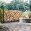 91.6'' W Metal Log Rack