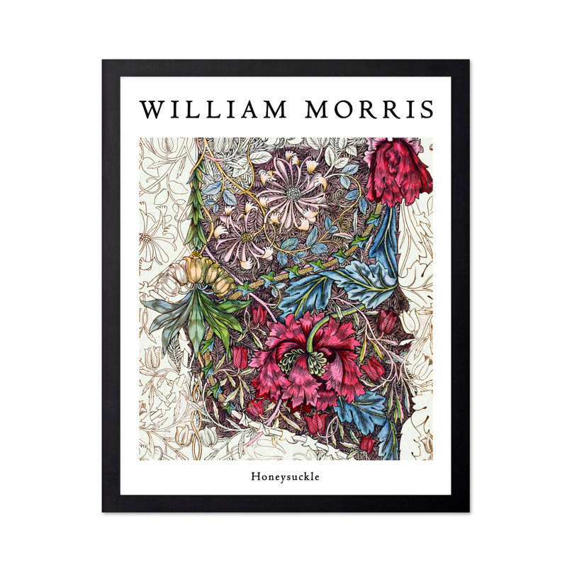 William Morris - Chèvrefeuille No2, Unframed, Poster, 16"H x 20"W