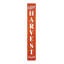 Enseigne de porche 72 "en bois massif orange Happy Harvest