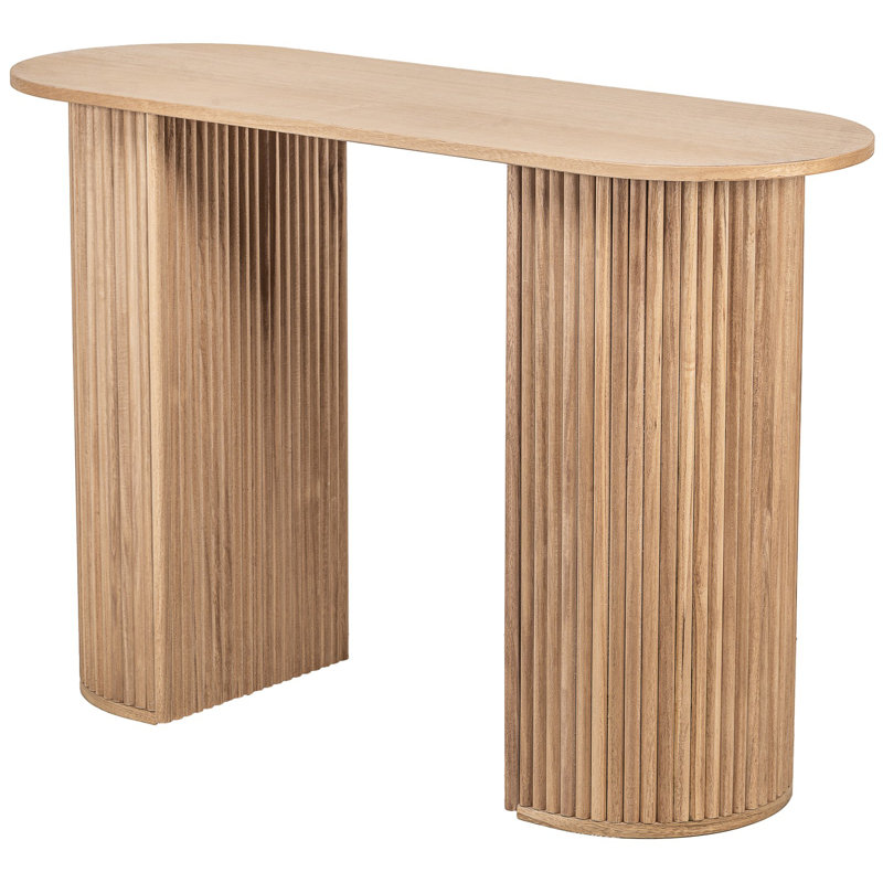 Console en bois naturel Friese, Brun