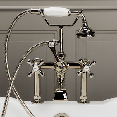 Deck Tub Spout with Diverter