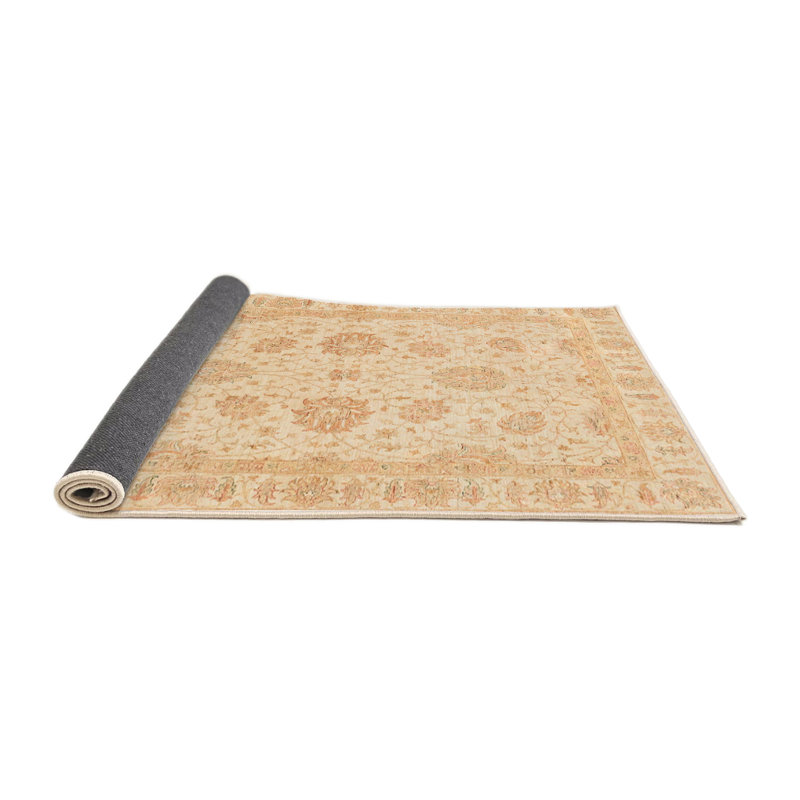 Tapis décoratif multicolore à motif abstrait, Rond 7 pi