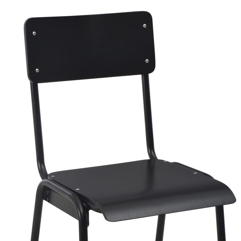 Popa Dining Set, Black, 6