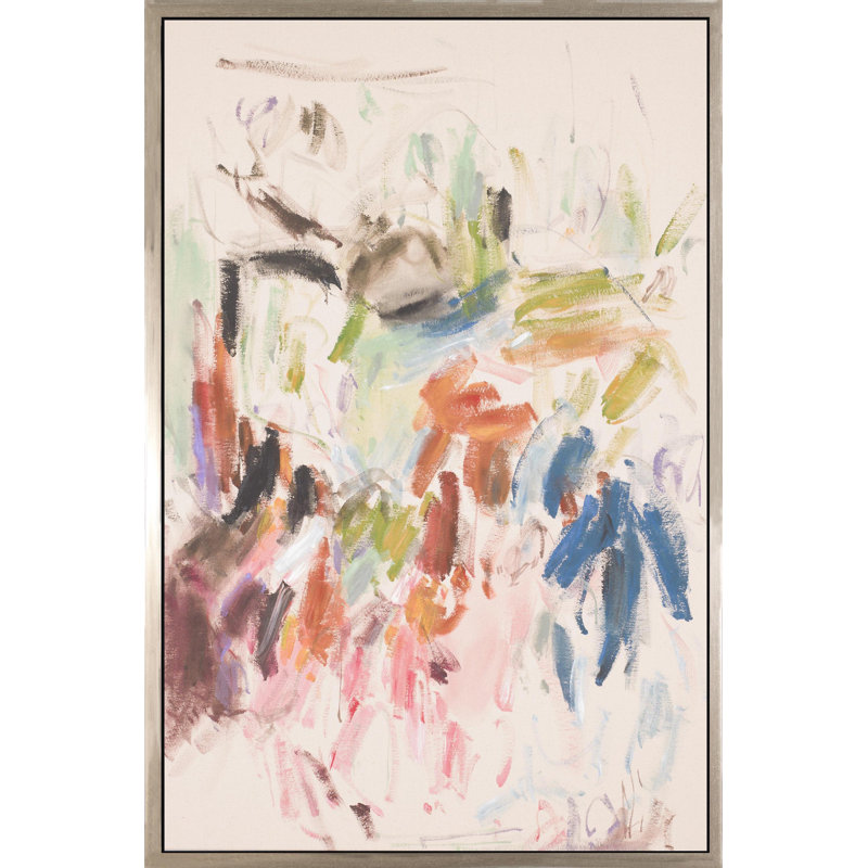 Finales pensées - peinture sur toile à cadre flottant, H 36 po x l 24 po