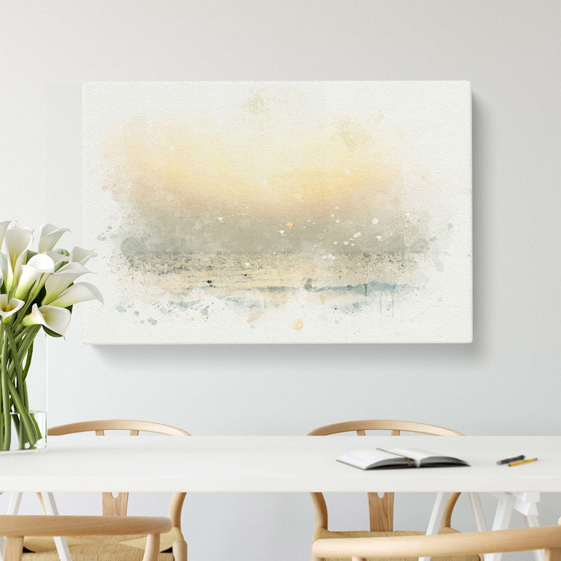 Calm Sea in Abstract - Wrapped Canvas, 35cm H x 50cm W x 3cm D