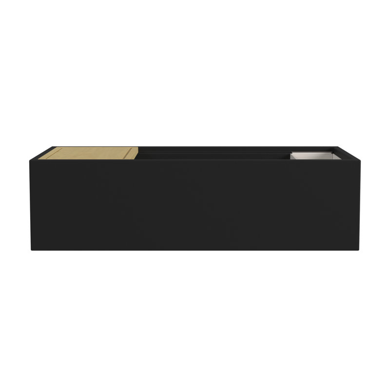 STATION DE CUISINE DUCASSE FIRECLAY, 36 po,, Noir mat