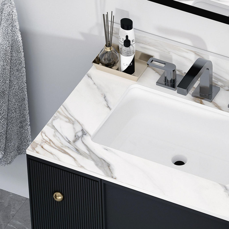 31 Inch Marble Vanity Top, 4" Centers