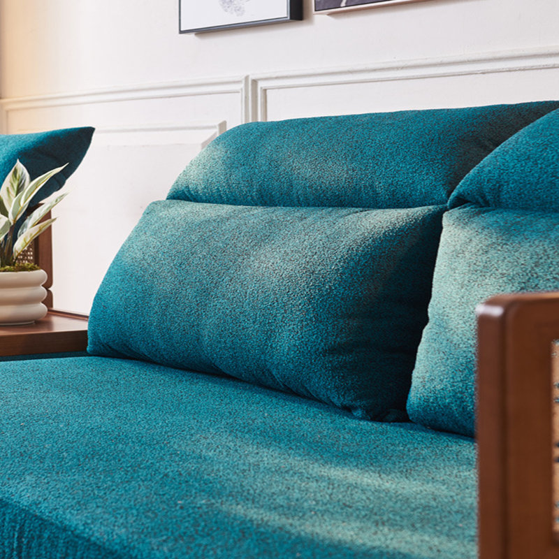 Nordic simple solid wood rest sofa set