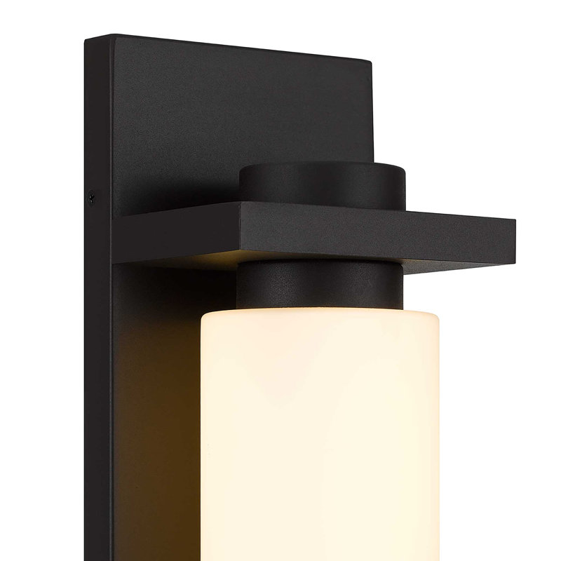 Kast LED Sconce for Indoor/Outdoor Use, Clean Shaker-Inspired Design, 3-CCT Selectable, Wet Rated, 14" H x 5.5" W x 5.125" D