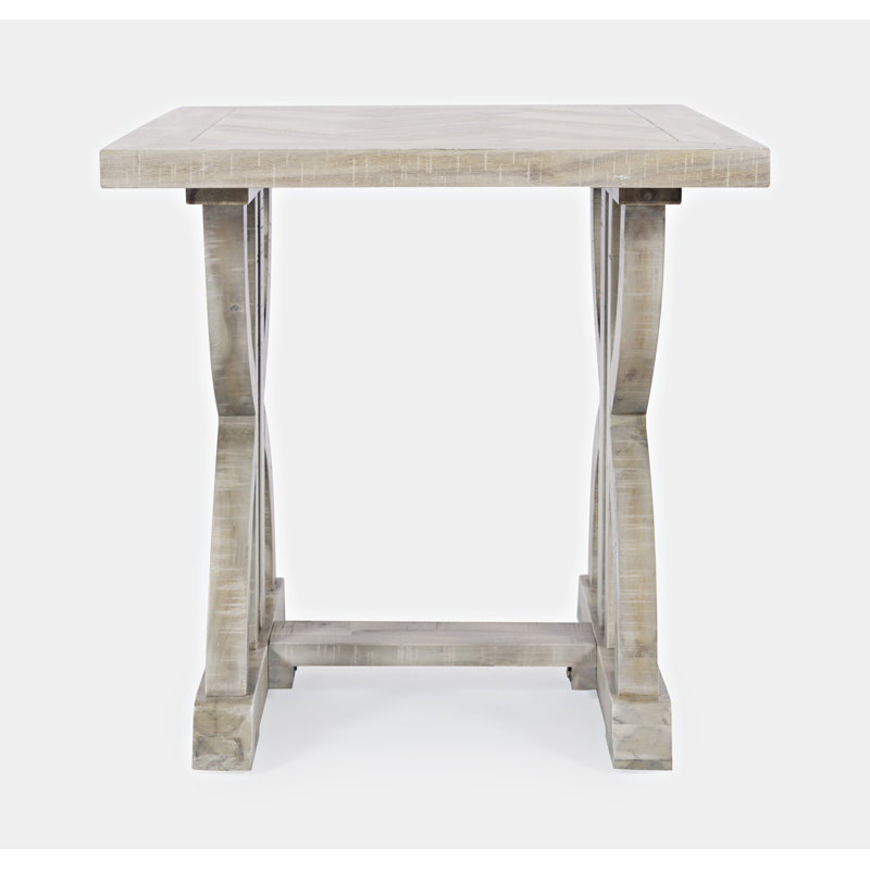 Moffitt 61cm W Solid Wood Bedside Table