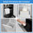11.8"x 25.9" Stainless Steel Shower Niches With Trash Can & Toilet Paper Organizer, Recessed Wall Niche With Removable Door For Bathroom-108607970