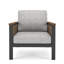 Chaise longue d'extérieur en métal avec coussins Sunbrella® Townsend-875762899